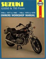 Cover of: Suzuki Gs 750 [1976-1979] and Gs 550 [1977-1982] Owners Workshop Manual