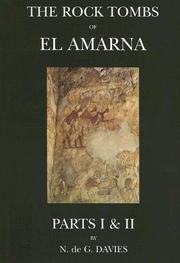 Cover of: The Rock Tombs Of El-Amarna by Norman de Garis Davies