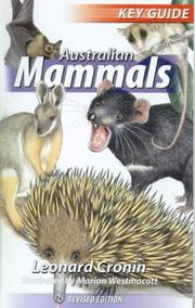 Cover of: Australian Mammals (Key Guides) by Leonard Cronin