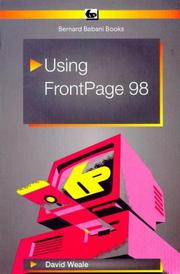 Cover of: Using FrontPage 98