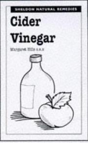 Cover of: Cider Vinegar (Sheldon Natural Remedies) (Sheldon Natural Remedies)