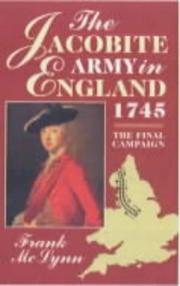 Cover of: The Jacobite army in England, 1745: the final campaign