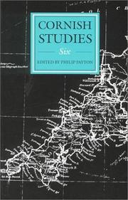 Cover of: Cornish Studies Six (Cornish Studies) by Philip Payton