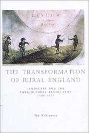 Cover of: The transformation of rural England by Williamson, Tom