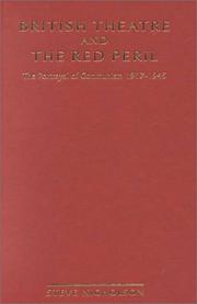 Cover of: British Theatre and the Red Peril by Steve Nicholson