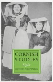 Cover of: Cornish Studies Eight (Cornish Studies)