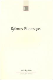 Cover of: Rythmes Pittoresques (Exeter Textes Litteraires) by Marie Krysinska, Seth Whidden