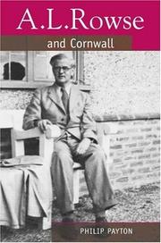 Cover of: A.L. Rowse and Cornwall: a paradoxical patriot