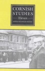 Cover of: Cornish Studies Eleven (South-West Studies)