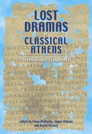 Cover of: Lost Dramas of Classical Athens | 