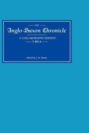 Cover of: Anglo-Saxon Chronicle  3 MS A (Anglo-Saxon Chronicle)