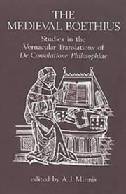 Cover of: The Medieval Boethius: studies in the vernacular translations of De consolatione philosophiae