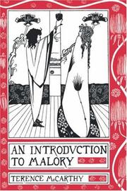 Cover of: An Introduction to Malory (Arthurian Studies)