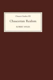 Chaucerian realism by Robert Myles