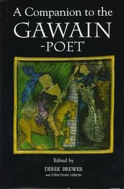 Cover of: A companion to the Gawain-poet by edited by Derek Brewer and Jonathan Gibson.