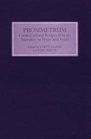 Cover of: Prosimetrum: crosscultural perspectives on narrative in prose and verse
