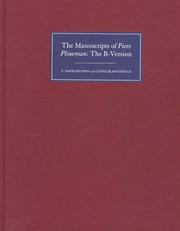 Cover of: The Manuscripts of Piers Plowman by C. David Benson, Lynne S. Blanchfield