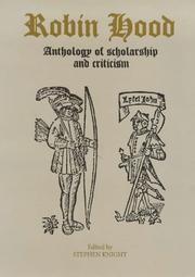 Cover of: Robin Hood: An Anthology of Scholarship and Criticism