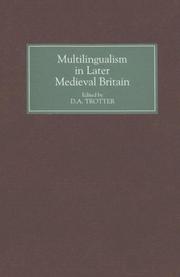 Cover of: Multilingualism in later medieval Britain