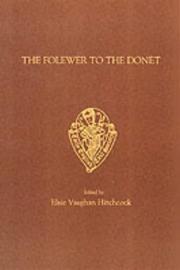 Cover of: Folower to the Donet by Reginald Peacock