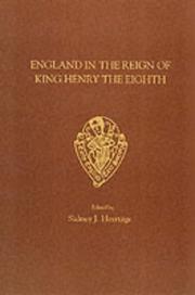 Cover of: England in the Reign of King Henry VIII by J.M. Cowper