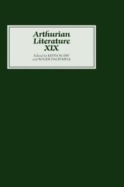Cover of: Arthurian Literature XIX by 