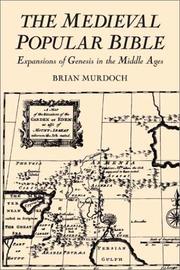 Cover of: The Medieval Popular Bible by Brian Murdoch