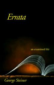 Cover of: Errata: an examined life