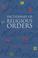 Cover of: A Dictionary of Religious Orders