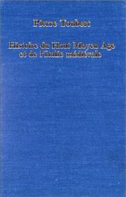 Cover of: Histoire du haut Moyen Age et de l'Italie médiévale