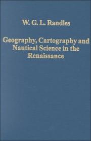 Cover of: Geography, cartography and nautical science in the Renaissance: the impact of the great discoveries