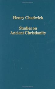 Studies on ancient Christianity