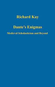 Cover of: Dante's Enigmas: Medieval Scholasticism And Beyond (Variorum Collected Studies Series)