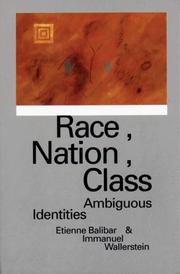 Race, nation, class by Étienne Balibar, Immanuel Maurice Wallerstein