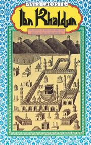 Cover of: Ibn Khaldun