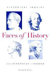Cover of: Faces of History: Historical Inquiry from Herodotus to Herder