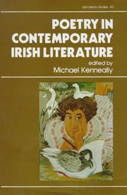 Cover of: Poetry in contemporary Irish literature by edited by Michael Kenneally.
