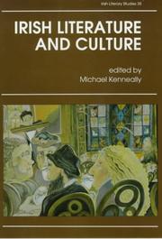 Cover of: Irish Literature and Culture (Irish Literary Studies / IASAIL-Japan 2)