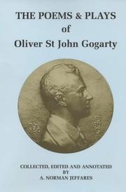 Cover of: The poems & plays of Oliver St. John Gogarty