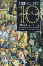 Cover of: Medicine's 10 greatest discoveries by Meyer Friedman