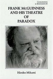 Frank McGuinness and his theatre of paradox by Hiroko Mikami
