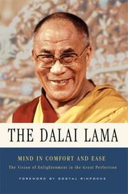 Cover of: Mind in Comfort and Ease by His Holiness Tenzin Gyatso the XIV Dalai Lama