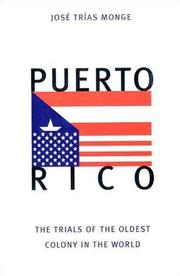 Cover of: Puerto Rico by Jose Trias Monge