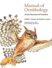 Cover of: Manual of Ornithology by Noble S. Proctor, Patrick J. Lynch
