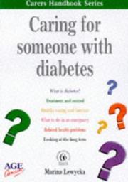 Cover of: Caring for Someone with Diabetes (Carers Handbook) by Marina Lewycka