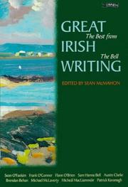 Cover of: Great Irish Writing by Sean McMahon