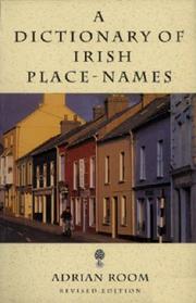 Cover of: A dictionary of Irish place-names