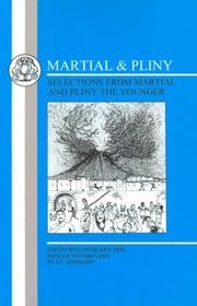 Cover of: Martial & Pliny: Selections from Martial and Pliny The Younger