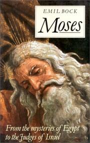 Cover of: Moses by Emil Bock, Maria St. Goar