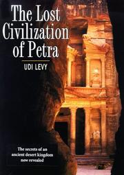 Cover of: The lost civilization of Petra